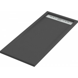 Поддон литьевой 160х90 GoodDoor Stella чёрный прямоугольный, ЛП00165