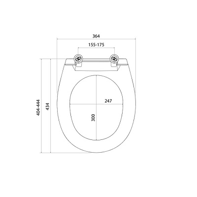 Сиденье для унитаза, полипропилен, Milardo, 030, 030PP0EM31