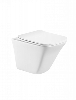 Сиденье быстросъемное дюропласт soft close металлическое крепление Belbagno MARMI BB052SC
