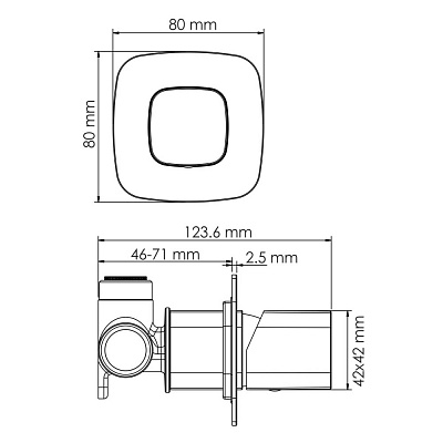 Встраиваемый комплект для раковины WasserKRAFT A9151 315