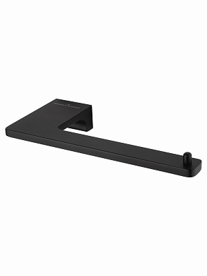 Держатель для туалетной бумаги без крышки Wonzon & Woghand eclipse, черный ww-9116-bl