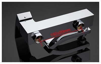 Смеситель для ванны Gappo G3207 хром, излив переключатель на лейку