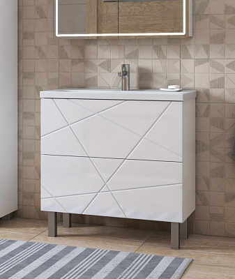 Тумба напольная с раковиной Vigo Geometry 2-700 tn.bsf.GEO.FOS.70.2Y
