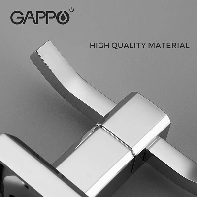 Крючок двойной Gappo G38 G3805-2 хром