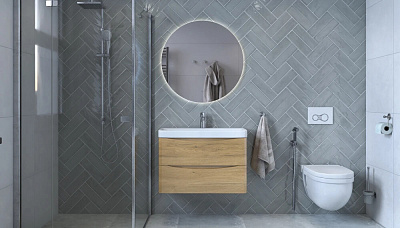 Тумба подвесная Velvex Clay 80.2Y (дуб верона) (рак.217493)