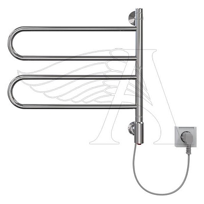 Полотенцесушитель электрический AR ФЛЮГЕР 2п 45-50, 40вт (КНопка)