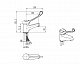 Смеситель для умывальника РМС SL42-001 хирургический