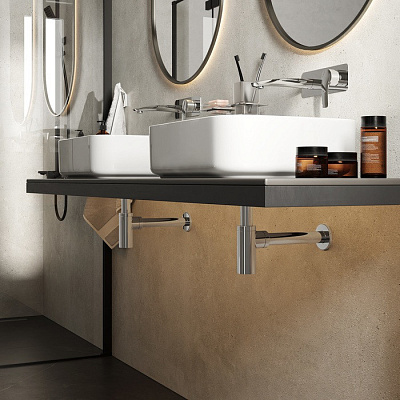 Бутылочный сифон для умывальника IDDIS Optima Home хром OPTSB00i84