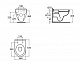 Ideal Standard Areal унитаз подвесной (W709501-302301) стульчак микролифт