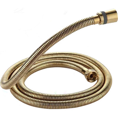 Душевой шланг усиленный золотой 150см Gappo G45-6