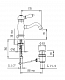 Смеситель на раковину CEZARES VENEZIA-LSM1-Bi VENEZIA-LSM1-02-ED