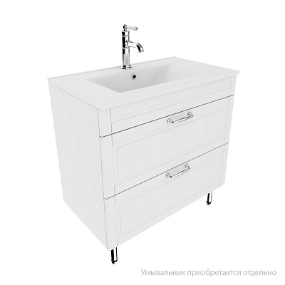 Тумба напольная, 80 см, белая, IDDIS Oxford OXF80W0i95