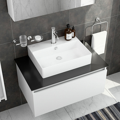 Раковина накладная VitrA M20 8313B003-0001 52 x 40 см белая санитарный фарфор