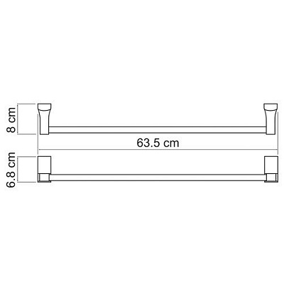 Штанга для полотенец WasserKRAFT Exter K-5230