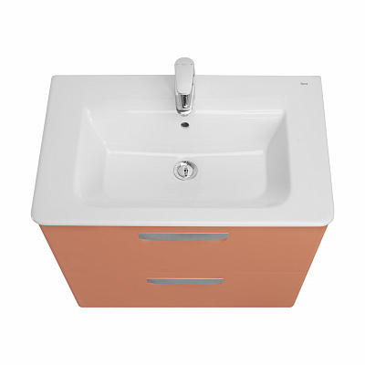 Тумба с раковиной Roca The Gap Original 70 2 ящика ZRU9307838, терракота