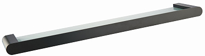 Стеклянная полка для ванной Wonzon & Woghand carbon, черный ww-7727