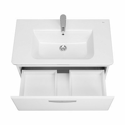 Тумба под раковину Roca The Gap 80 белая матовая ZRU9302732
