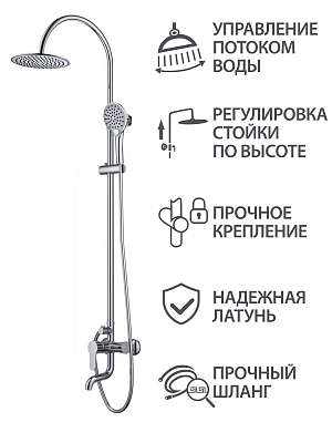 Душевая система VRI Basilica HG901037