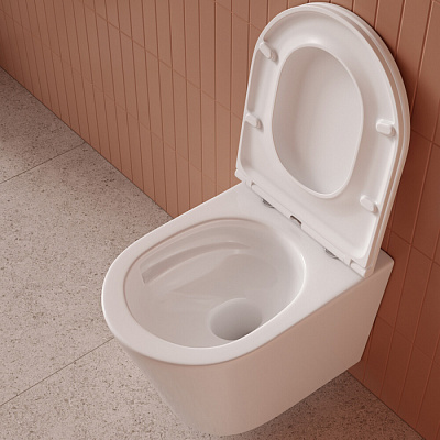 Унитаз подвесной безободковый c системой смыва Торнадо Iddis Calipso Q CAQRDSEi25