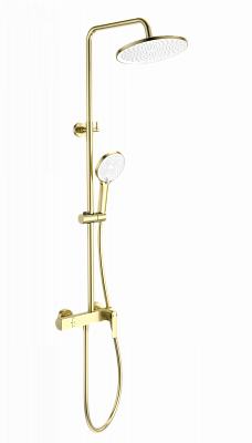 Душевая система Wonzon & Woghand, Брашированное золото WW-B3517-BG