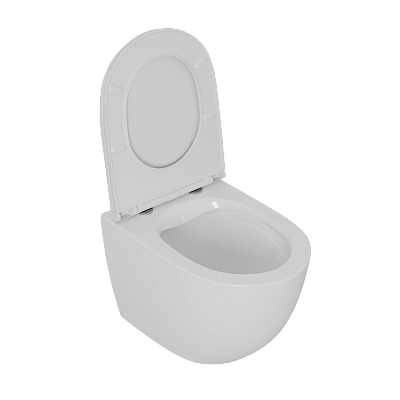 Унитаз подвесной безободковый с микролтфтом D&K Matrix DT1396016