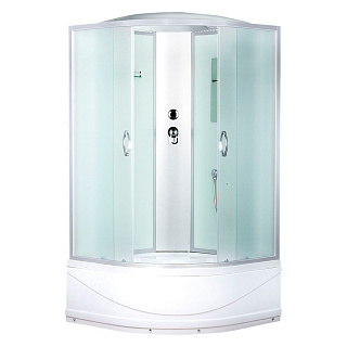 Душевая кабина 100х100 угловая Erlit ER3510TP-C3-RUS высокий поддон, четверть круга