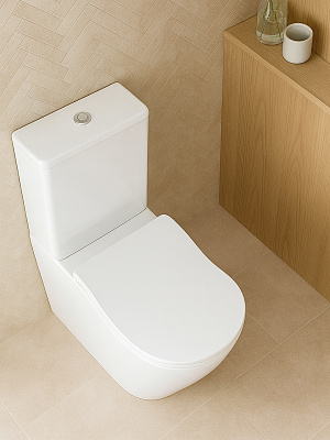 Унитаз-компакт MONTEREY Mont Blanc торнадо (крепеж,сиденье в комплекте)