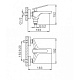 Смеситель для ванны Frap F3258