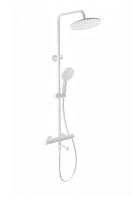 Душевая система с термостатом Wonzon & Woghand, Белый матовый WW-B3069-MW