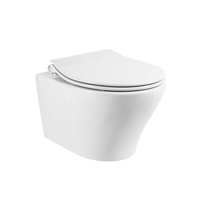 Сиденье с LED подсветкой дюропласт soft close металлическое крепление  Belbagno ACQUA BB216QSC