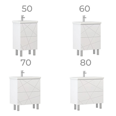 Тумба напольная Vigo Geometry 600-0-2 (под ум Como 60) 015