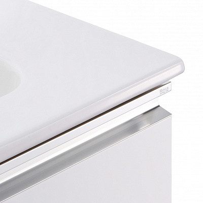 Тумба под раковину Roca The Gap 80 белый глянец 2 ящика A857399806