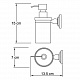 Дозатор для жидкого мыла, 150 ml WasserKRAFT Isar K-7399