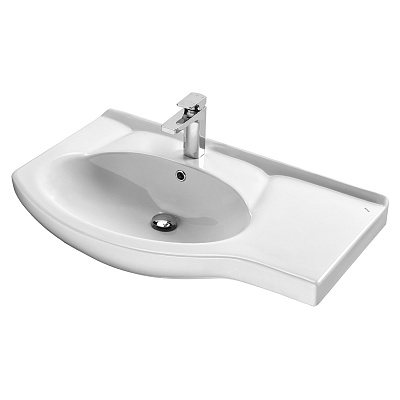 Раковина AQUA-TON Коралл 83 1WH110228 с правым крылом
