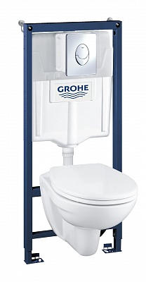 Комплект инсталляции с унитазом Grohe Solido 39192000(4в1)