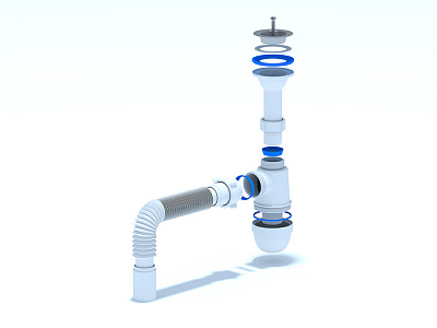 Сифон 1 1/2 *40 Анипласт с  гофрой 40*40 .С.05.05.