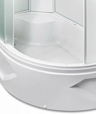 Душевая кабина угловая 120х80 левая, высокий поддон, MIRWELL™ MR3512TPL-C3-RUS