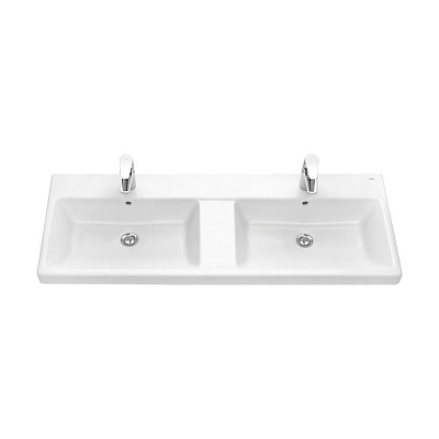 Раковина подвесная Roca The Gap 120х46, подвесная, 2 чаши A3270YS000