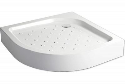Поддон для душа 80х80 четверть круга Метакам Classic N 800 АПS_011736