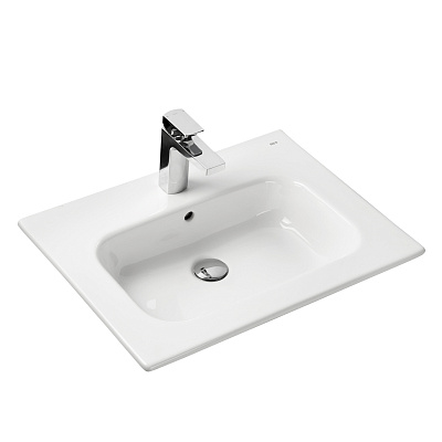 Тумба с раковиной Aquaton Ривьера 60 белый матовый 1A238801RVX20