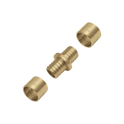 Соединитель латунь Push двухсторонний 18x2/18x2,5 9006.12KPL (1109046004)