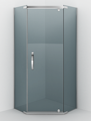 Душевое ограждение ALEX BAITLER AB245-90 тонированное стекло, без поддона