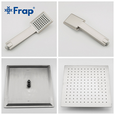 Душевая система FRAP F24803 нержавеющая сталь