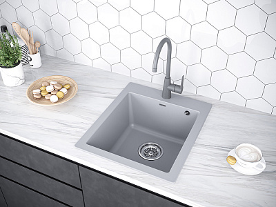Мойки для кухни IT-GRANIT Paulmark Kante 45 PM104651-GRM
