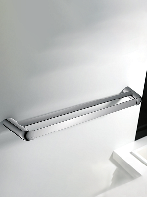 Полотенцедержатель двойной 60см хром VRI Burano HG801115