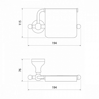Держатель для туалетной бумаги Iddis Retro RETSSC0i43