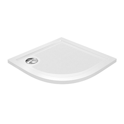 Душевой поддон 90х90 четверть круга WasserKRAFT Salm 27T01 белый