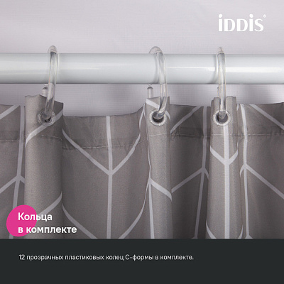 Штора для ванной 200x240 Iddis Base BD06P24i11