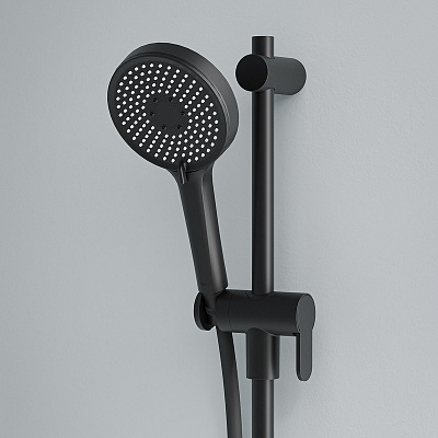 Лейка для душа Optima Home OPH3FB0i18 черная матовая