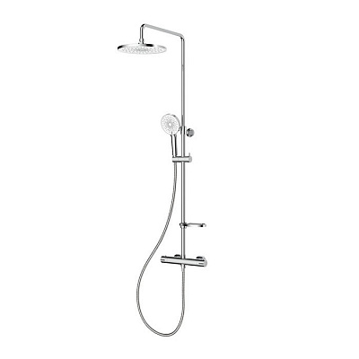 Душевая система с термостатом Milardo Ideal Spa ILSSBTHM89 хром